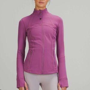 Lululemon define jacket color purple size 6.